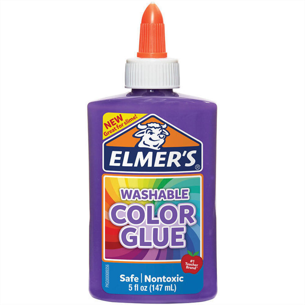 Elmer's Washable Color Glue, Purple, 5 oz